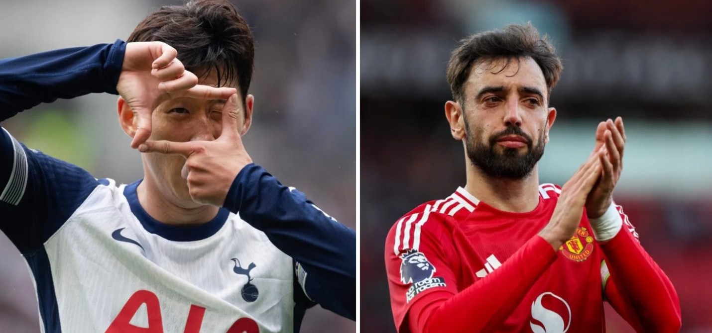 Đội hình kết hợp MU - Tottenham: Bruno Fernandes hỗ trợ Son Heung-min
