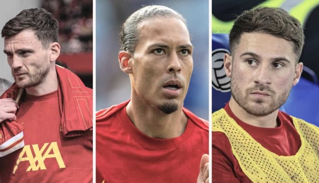 Liverpool cất các trụ cột lên băng ghế dự bị.