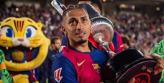 Raphinha sẽ sớm gia hạn với Barca.