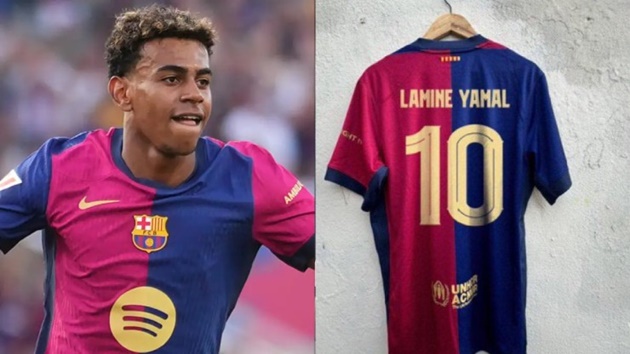 Yamal sắp thay Fati mặc áo số 10 tại Barca