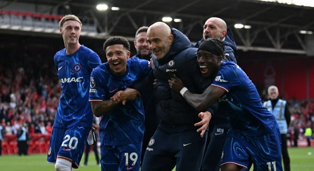 Đội hình Chelsea khá trẻ trung.