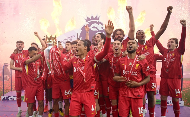 Ảnh minh họa cho bài viết về Đội hình hay nhất Ngoại hạng Anh 2024/25: Cunha góp mặt; Arsenal - Liverpool chiếm sóng