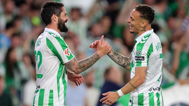 Isco và Antony có thể giúp Betis đánh bại Chelsea