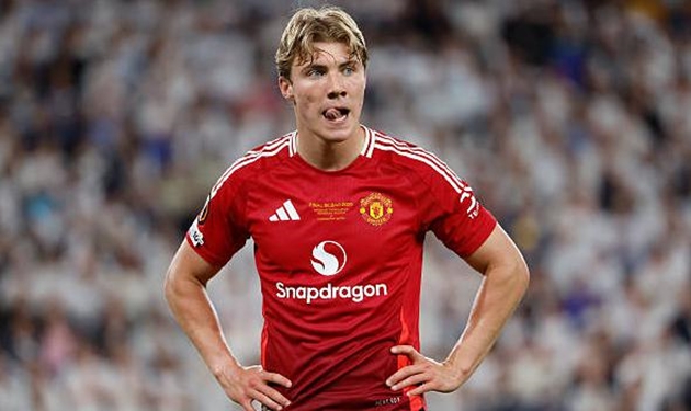 Rasmus Hojlund gây thất vọng tại Manchester United.