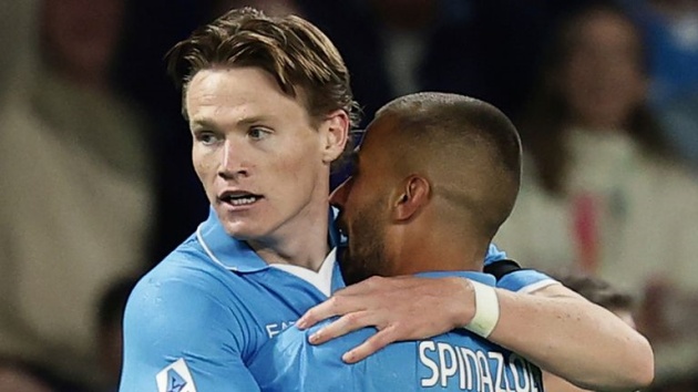 Vai trò của McTominay ít nhiều bị ảnh hưởng khi De Bruyne xuất hiện.