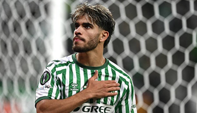 Betis mở tỷ số nhờ công của Ezzalzouli.