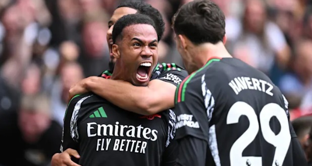 5 trận đấu hay nhất của Arsenal mùa giải 2024/25