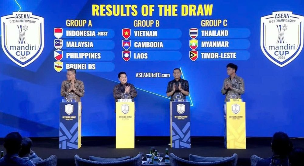 Việt Nam, Thái Lan vào bảng nhẹ tại giải U23 Đông Nam Á 2025