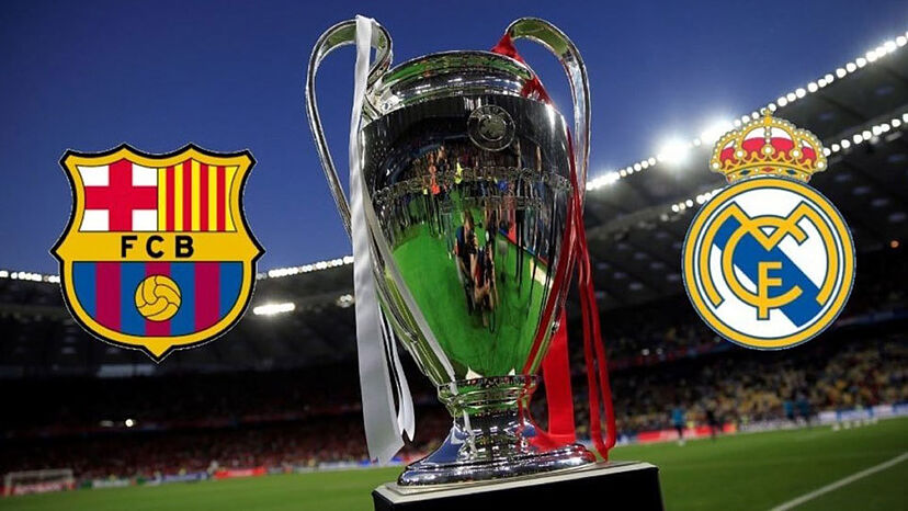 Barcelona và Real Madrid là 2 thế lực của bóng đá Tây Ban Nha ở Champions League.