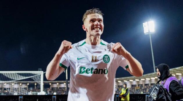 Viktor Gyokeres đang được Arsenal săn đón gắt gao.