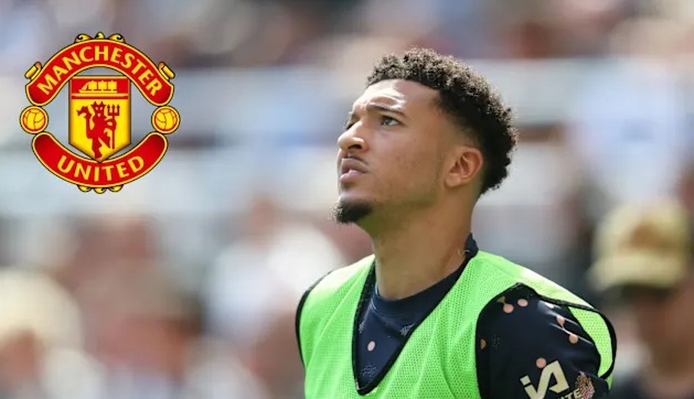 Ảnh minh họa cho bài viết về Vì sao Chelsea trả Jadon Sancho về lại MU?