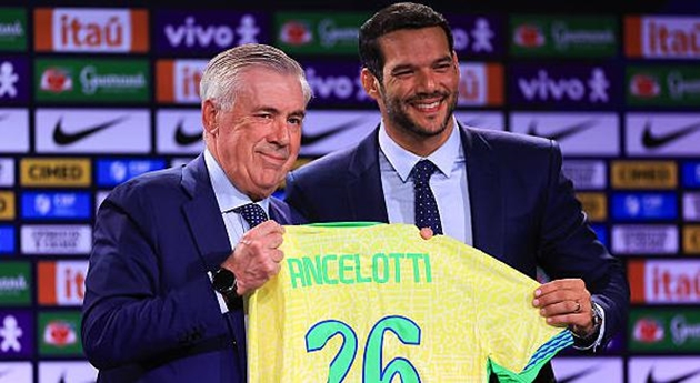 Brazil hy vọng Carlo Ancelotti sẽ mang đến làn gió mới.