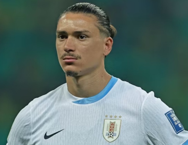 Nunez là mũi nhọn tấn công của Uruguay.