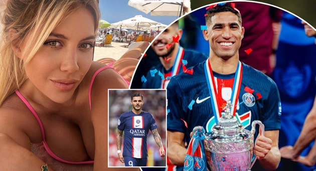 Giữa lùm xùm ly hôn, Wanda Nara dính nghi án với Hakimi