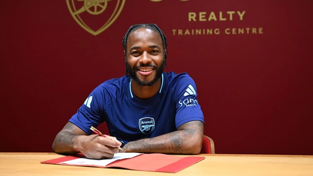 Sterling lặng lẽ nói lời chia tay Arsenal sau mùa giải nhạt nhòa