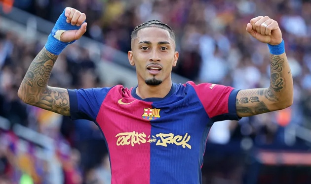Raphinha tỏa sáng rực rỡ, giành giải Cầu thủ hay nhất La Liga 2024/25