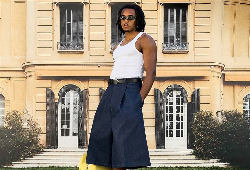 Jules Kounde hợp tác cùng Jacquemus.