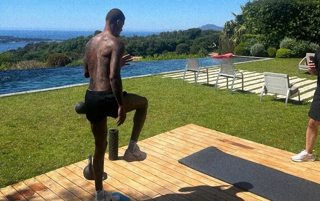 Rashford đã chia sẻ hình ảnh của mình trong buổi tập luyện