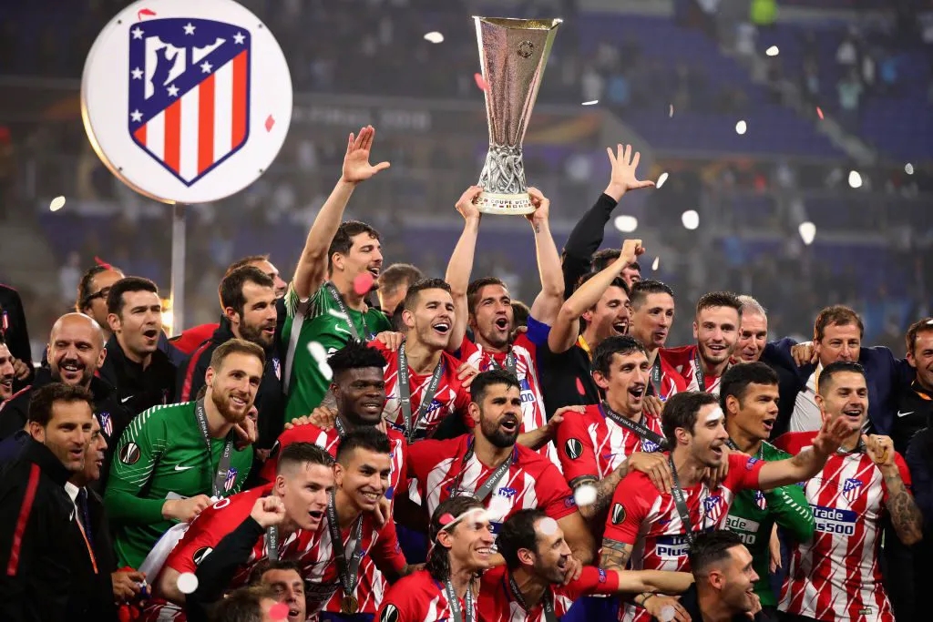 Atletico Madrid vô địch UEFA Europa League mùa 2017/18.