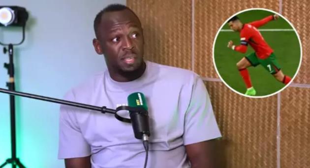 Bolt thừa nhận Ronaldo hiện tại nhanh hơn mình