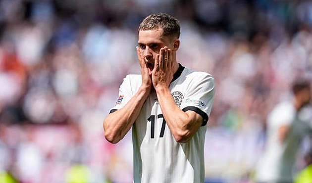 Florian Wirtz vừa dở vừa hay trong trận đấu với Pháp.
