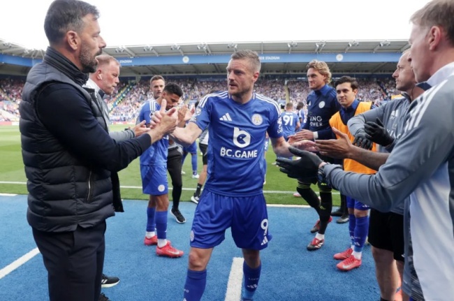 Vardy là biểu tượng ở Leicester City.