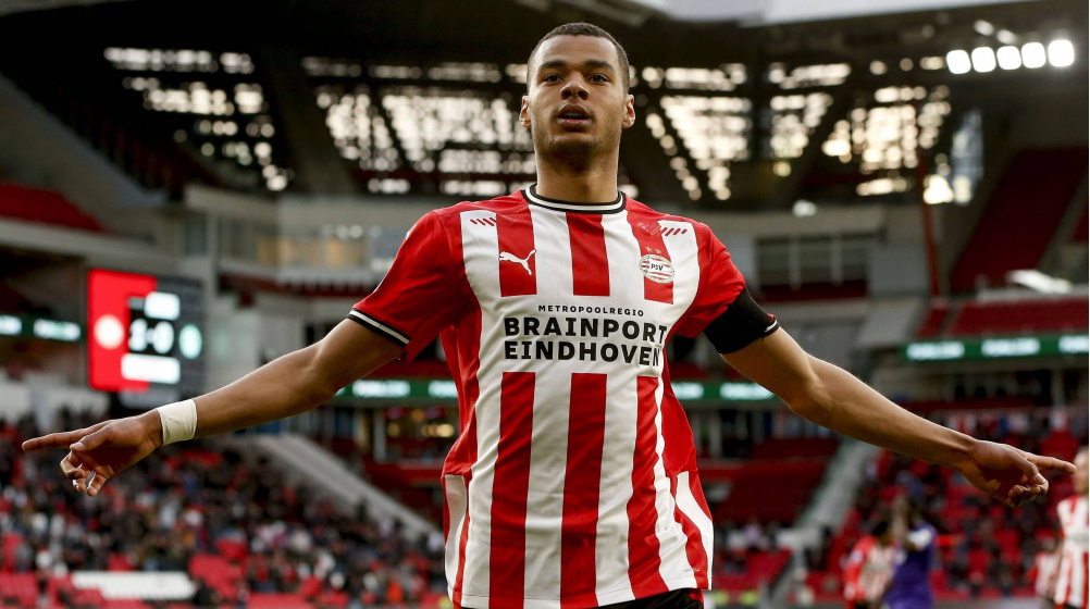 Gakpo trong màu áo PSV.