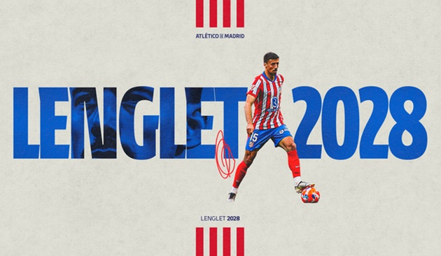 Atletico chính thức sở hữu Lenglet miễn phí từ Barca