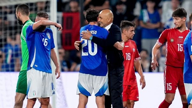Ảnh minh họa cho bài viết về Italy 2-0 Moldova: Ba điểm chật vật; Lời chia tay không trọn vẹn