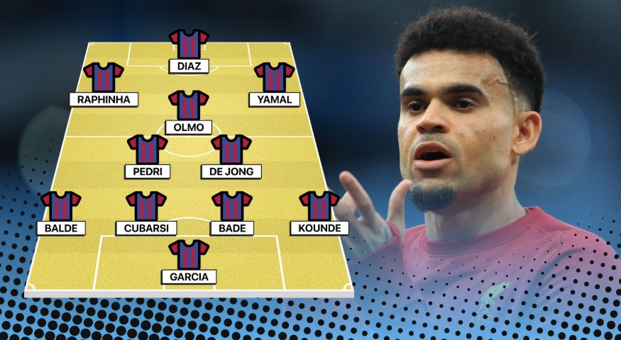 Đội hình lý tưởng với 3 tân binh của Barcelona.
