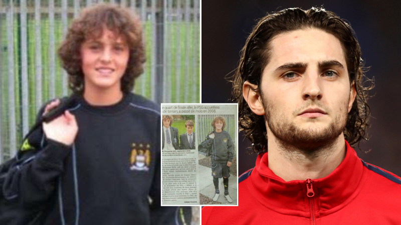 Rabiot khi còn ở đội trẻ Man City.