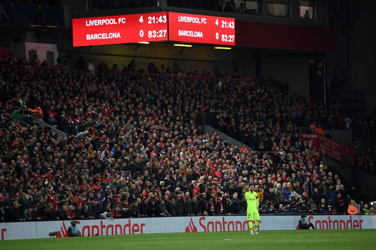 Barca của Messi từng là nạn nhân của Anfield