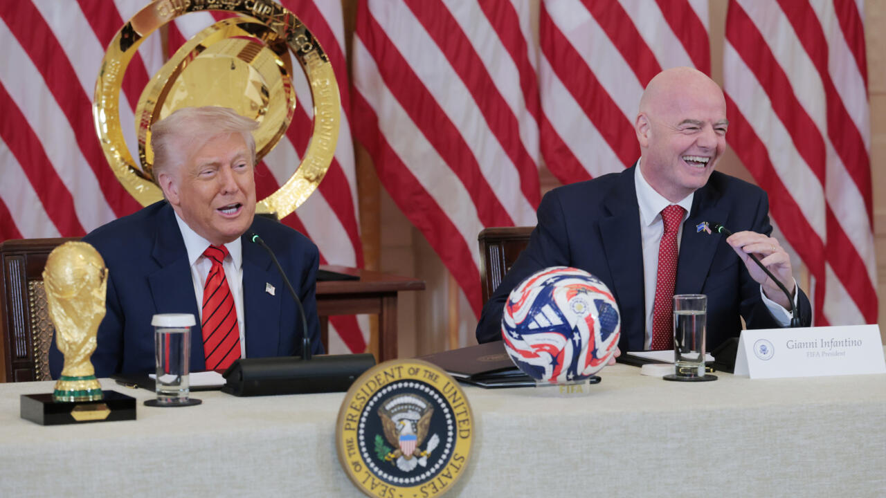 Infantino và Tổng thống Mỹ Donald Trump.