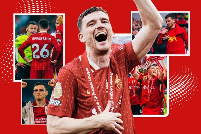 Mùa hè quyết định tương lai Andy Robertson tại Liverpool