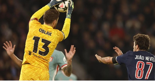 Ảnh minh họa cho bài viết về Chạm trán hàng công PSG: Thử thách cực đại cho Jan Oblak