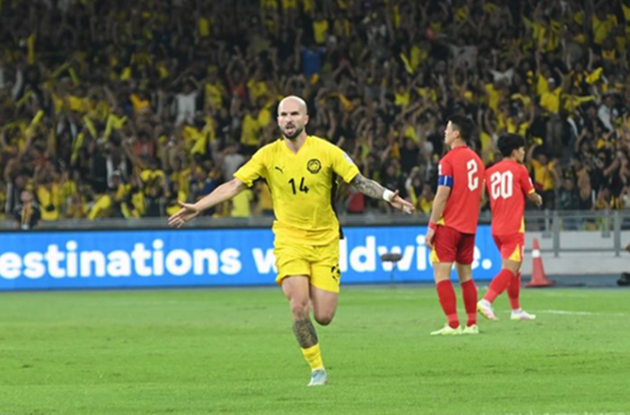 ĐT Malaysia có chiến thắng đậm trước Việt Nam tại vòng loại Asian Cup 2027.