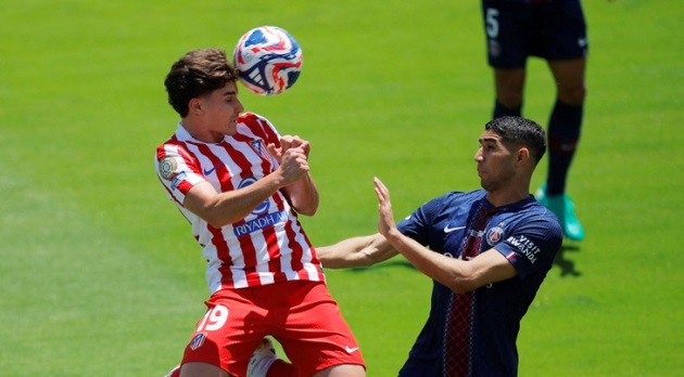 Ảnh minh họa cho bài viết về Sức mạnh vượt trội, PSG thắng nhàn Atletico bốn bàn trắng