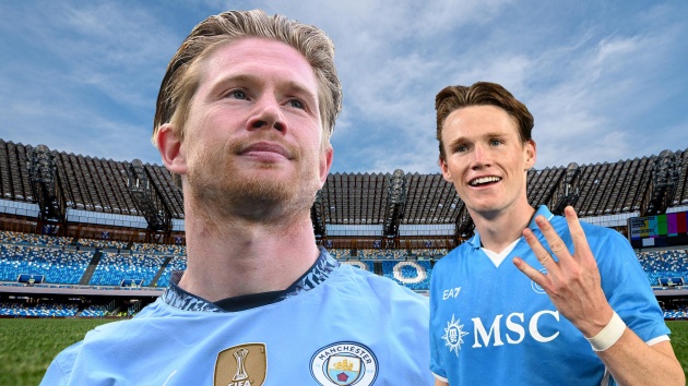 Napoli đăng ký thương hiệu McTominay khi De Bruyne vừa xuất hiện