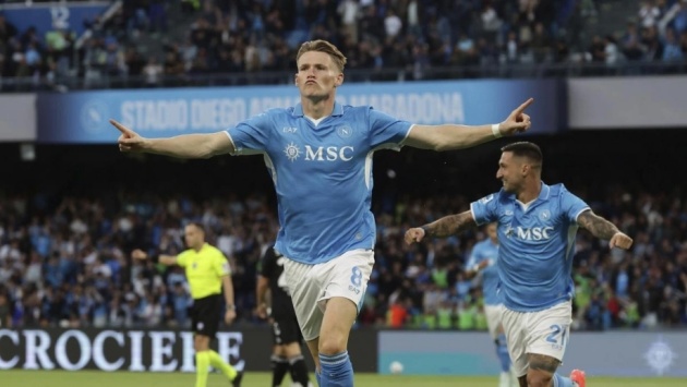 McTominay tỏa sáng khi rời MU gia nhập Napoli.