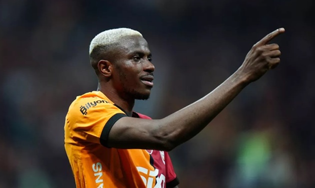 Osimhen trong màu áo Galatasaray.