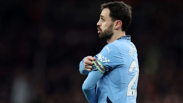 Bernardo Silva là thủ quân số 1 sau khi De Bruyne ra đi