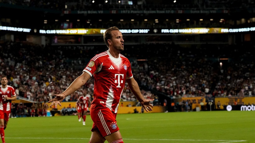 Ảnh minh họa cho bài viết về Bayern Munich 2-1 Boca Juniors: VAR từ chối siêu phẩm; Harry Kane “thông nòng”
