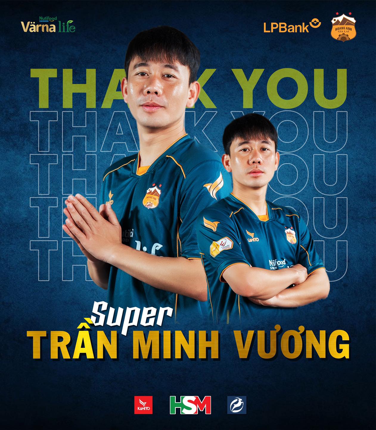 Một trong những hình ảnh chia tay mà CLB đăng tải.