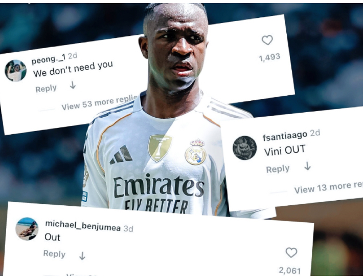 Vinicius đối mặt làn sóng kêu gọi rời khỏi Real.