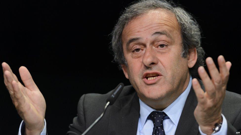 Platini và scandals gây sốc khi giữ chức chủ tịch UEFA.
