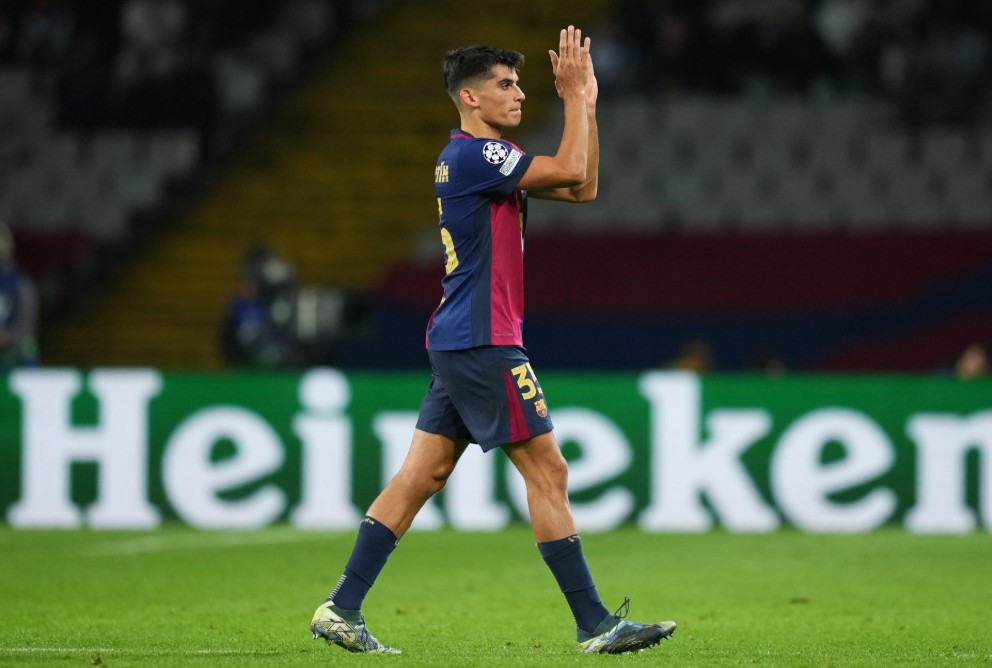 Gerard Martin chỉ là lựa chọn dự phòng ở vị trí hậu vệ trái của Barcelona.