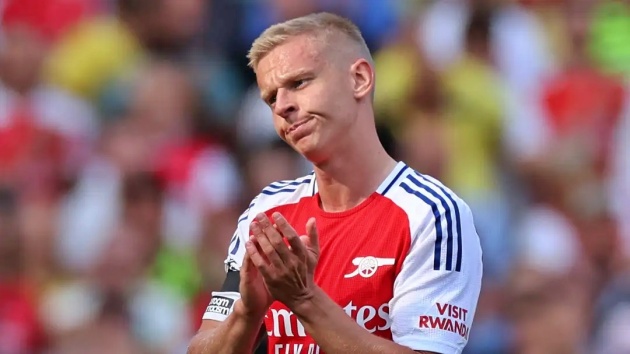 Zinchenko không còn nằm trong kế hoạch của Arteta.