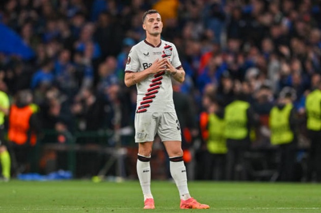Tương lai của Xhaka vẫn chưa rõ ràng.