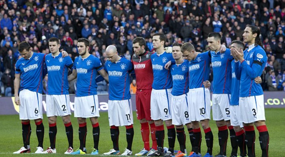 Rangers đã từng phải chơi ở giải hạng tư.