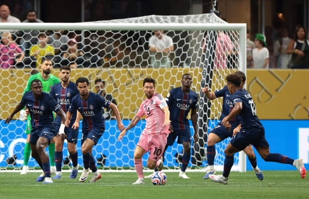 Inter Miami không thể ngăn cản một PSG hùng mạnh.